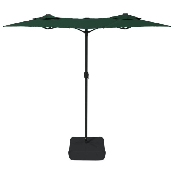 Umbrelă de Soare cu Două Capete - Verde, Protecție UV
