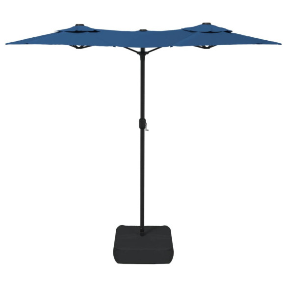 Umbrelă Grădină Două Capete - Albastru Azuriu 316x240cm
