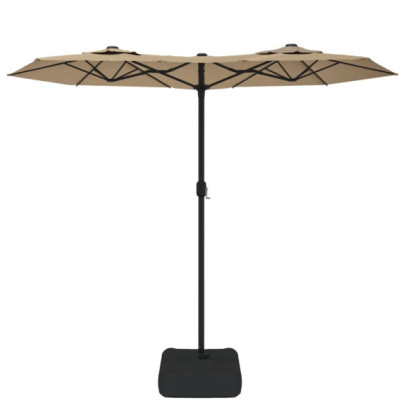 Umbrelă de Grădină cu LED-uri | Două Capete | Protecție UV