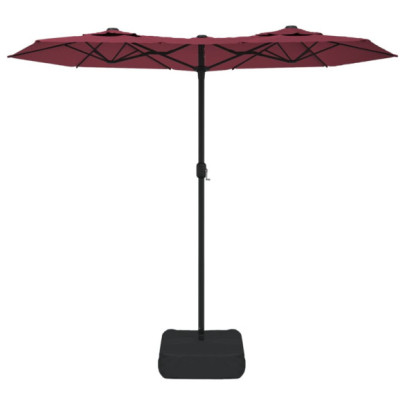 Umbrelă Grădină cu LED-uri - Roșu Bordo - 316x240 cm
