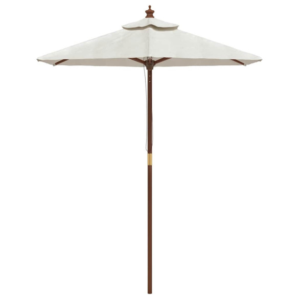 Umbrelă grădină lemn masiv 196x231 cm | Livrare gratuită