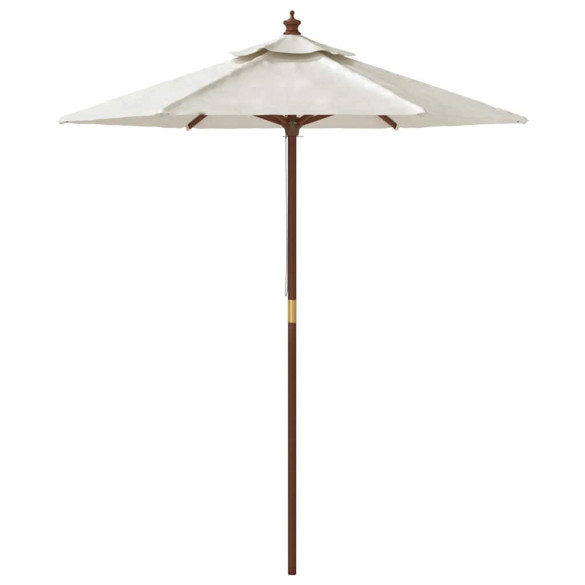 Umbrelă grădină lemn masiv 196x231 cm | Livrare gratuită