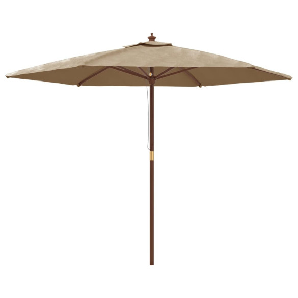 Umbrelă de soare grădină lemn | Protecție UV | 299x240cm Umbrelă de soare grădină lemn | Protecție UV | 299x240cm