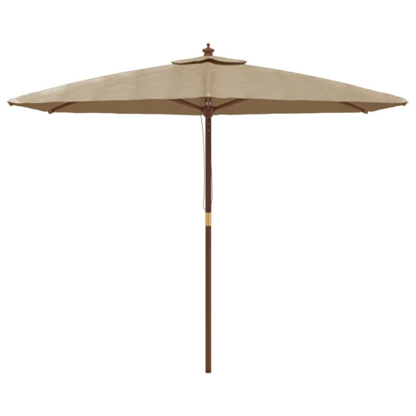 Umbrelă de soare grădină lemn | Protecție UV | 299x240cm Umbrelă de soare grădină lemn | Protecție UV | 299x240cm
