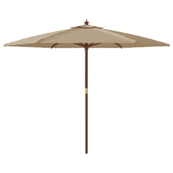 Umbrelă de soare grădină lemn | Protecție UV | 299x240cm Umbrelă de soare grădină lemn | Protecție UV | 299x240cm