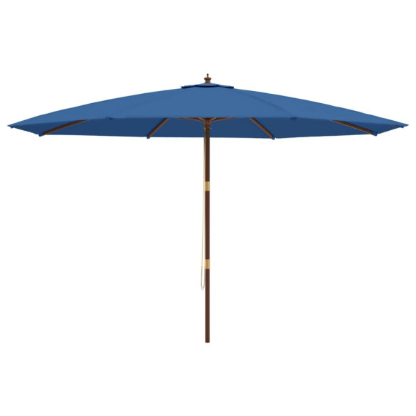 Umbrelă de grădină lemn albastru 400x273 cm | Livrare gratuită