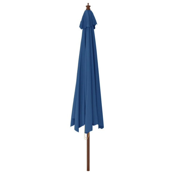 Umbrelă de grădină lemn albastru 400x273 cm | Livrare gratuită