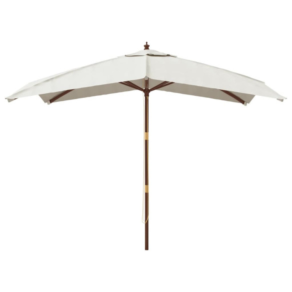 Umbrelă Grădină Lemn Masiv 300x300 cm | Protecție UV