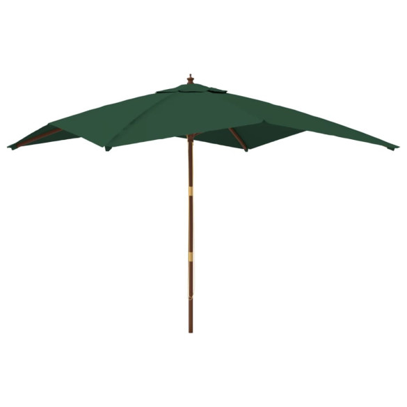 Umbrelă grădină lemn masiv 300x300 cm | Livrare gratuită