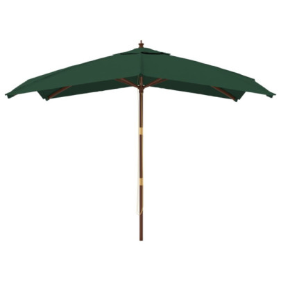 Umbrelă grădină lemn masiv 300x300 cm | Livrare gratuită