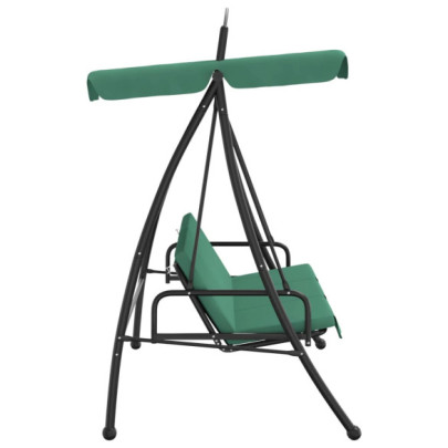 Balansoar de Grădină cu Baldachin Verde 198 cm - Comandă Acum