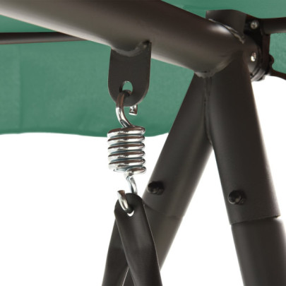 Balansoar de Grădină cu Baldachin Verde 198 cm - Comandă Acum