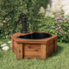 Fântână Decorativă cu Pompă - Lemn Masiv de Brad | Livrare Gratuită