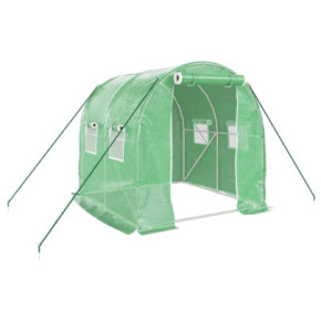 Seră Verde 4m² cu Cadru Oțel | Livrare Gratuită 2