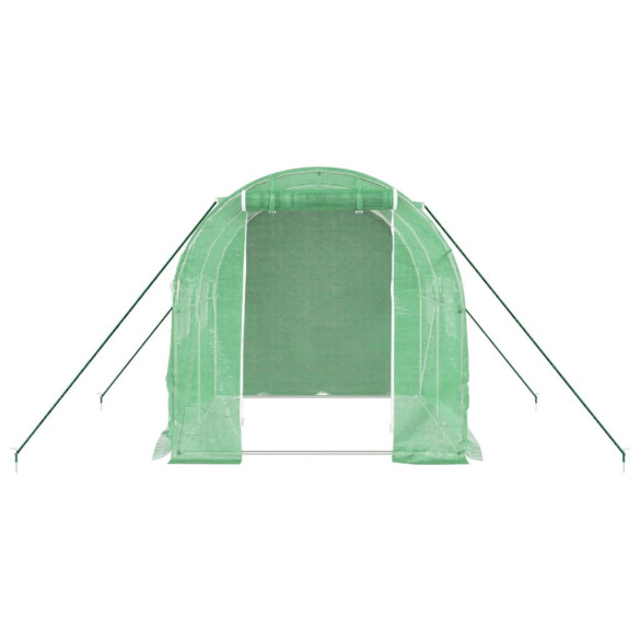 Seră Verde 4m² cu Cadru Oțel | Livrare Gratuită Seră Verde 4m² cu Cadru Oțel | Livrare Gratuită