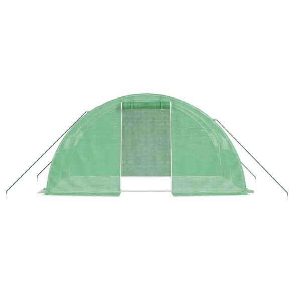 Seră Verde 8m² cu Cadru Oțel | Livrare Gratuită Seră Verde 8m² cu Cadru Oțel | Livrare Gratuită