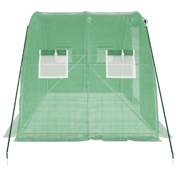 Seră Verde 8m² cu Cadru Oțel | Livrare Gratuită Seră Verde 8m² cu Cadru Oțel | Livrare Gratuită