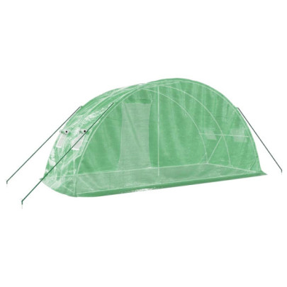 Seră Verde Cadru Oțel 10m² - Cultivă Legume și Plante