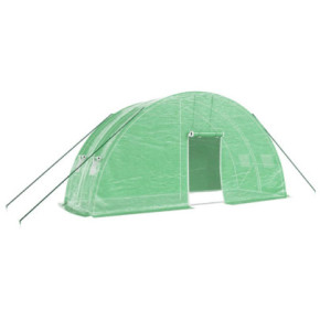 Seră Verde de Oțel - 12 m² - Protecție Plante 2