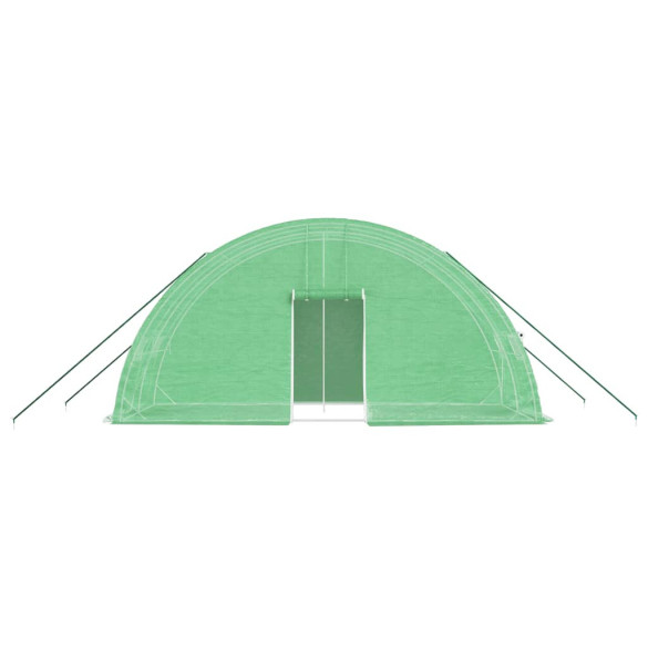 Seră Verde de Oțel - 12 m² - Protecție Plante Seră Verde de Oțel - 12 m² - Protecție Plante