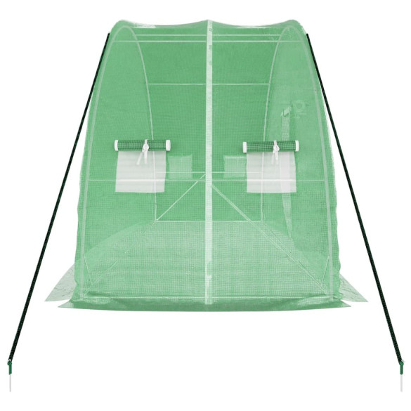 Seră Verde de Oțel - 12 m² - Protecție Plante Seră Verde de Oțel - 12 m² - Protecție Plante