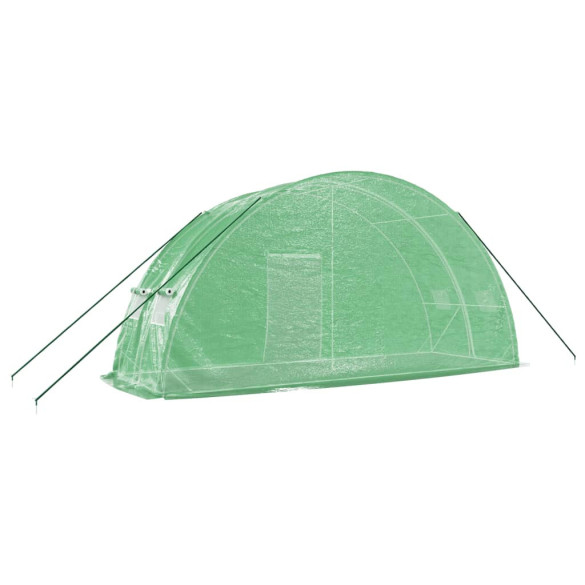 Seră Verde de Oțel - 12 m² - Protecție Plante Seră Verde de Oțel - 12 m² - Protecție Plante
