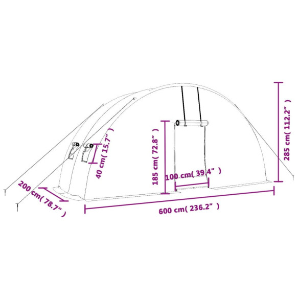 Seră Albă Profesională - 12 m² - Livrare Gratuită Seră Albă Profesională - 12 m² - Livrare Gratuită