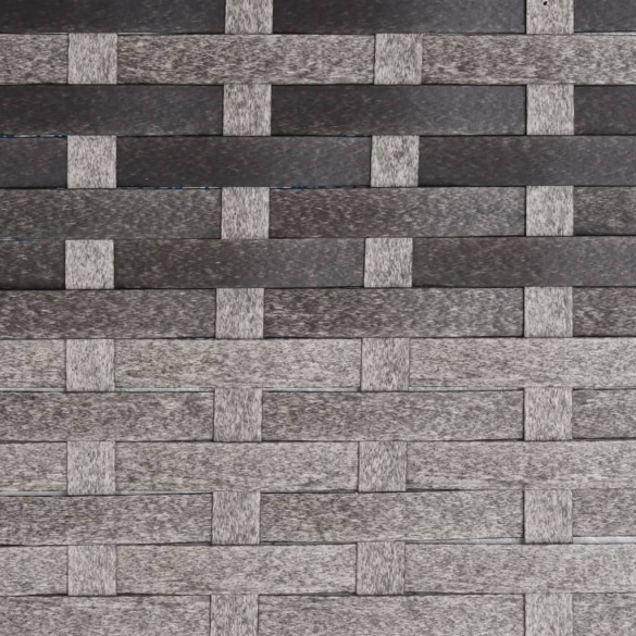 Bancă Grădină 2 Locuri Gri Poliratan | Livrare Gratuită