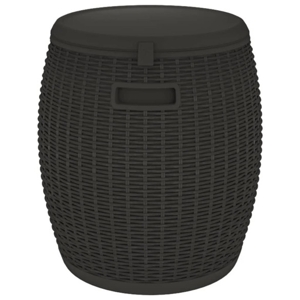 Cutie Depozitare Grădină 4 în 1 - Negru, Polipropilenă