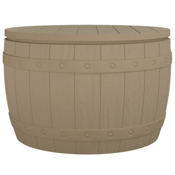 Cutie Depozitare Grădină 3 în 1 - Maro Deschis - Polipropilenă