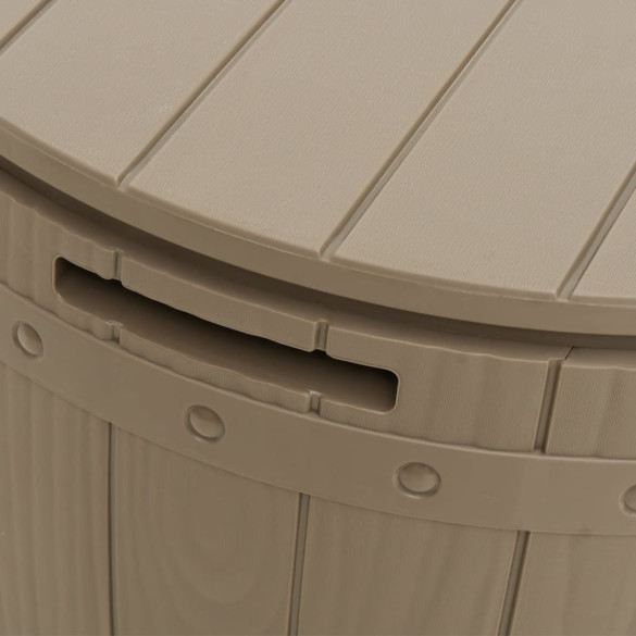 Cutie Depozitare Grădină 3 în 1 - Maro Deschis - Polipropilenă