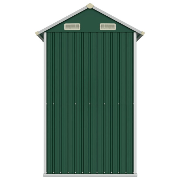 Șopron Grădină Metalic Verde | Depozitare Exterior