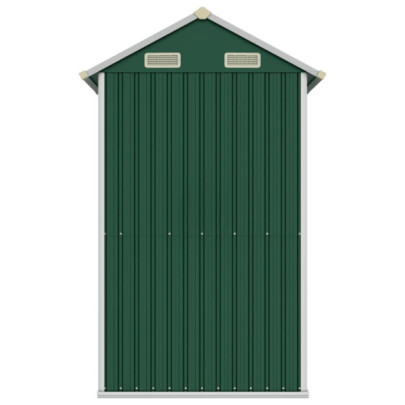 Șopron Grădină Metalic Verde | Depozitare Exterior