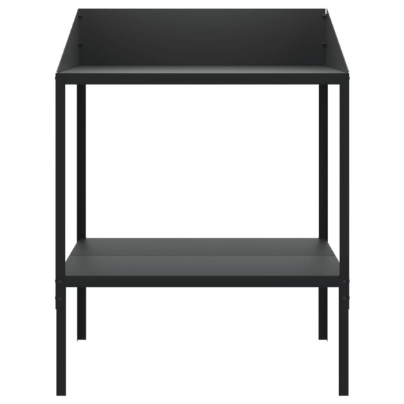 Suport Plante Antracit Oțel Galvanizat | 2 Niveluri | Livrare Gratuită