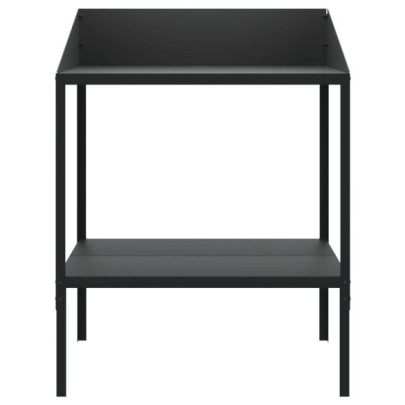 Suport Plante Antracit Oțel Galvanizat | 2 Niveluri | Livrare Gratuită