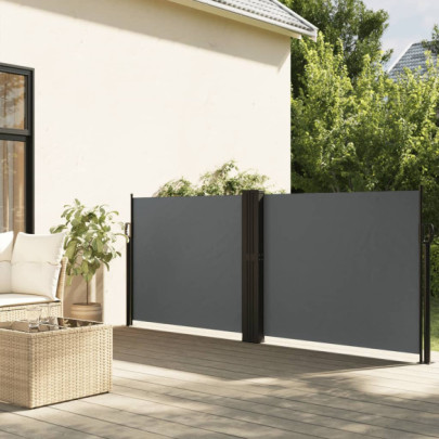 Copertină Laterală Retractabilă Antracit - Protecție UV