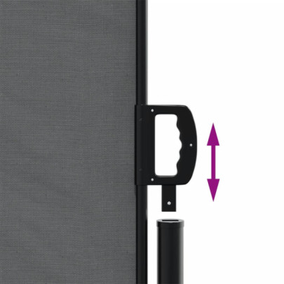 Copertină Laterală Retractabilă Antracit - Protecție UV