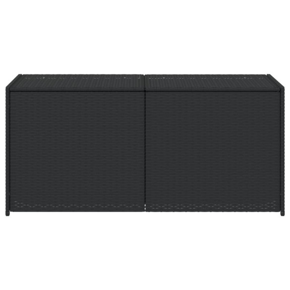 Ladă Depozitare Grădină 283L Negru Poliratan | Livrare Gratuită