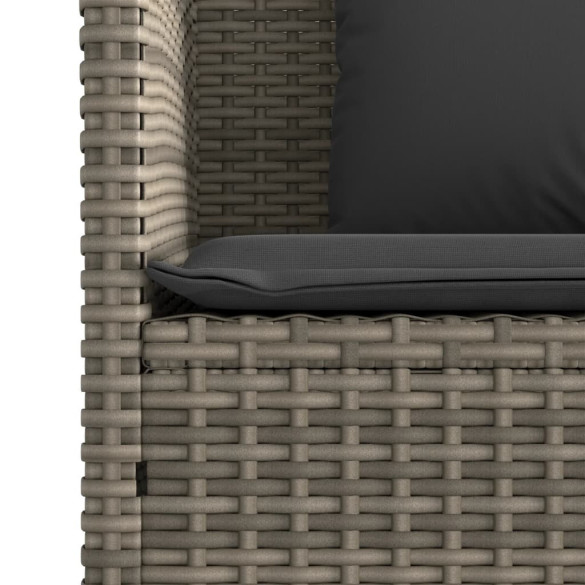 Bancă Grădină cu Depozitare și Pernă - Poliratan | Livrare Gratuită