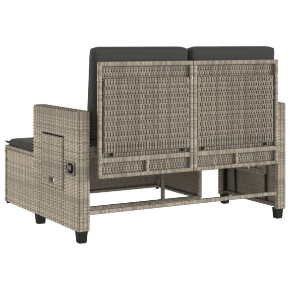 Bancă rabatabilă de grădină cu perne - Livrare gratuită