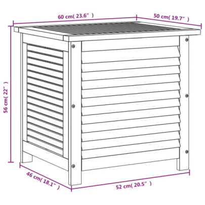 Ladă Depozitare Grădină Lemn Acacia | Livrare Gratuită