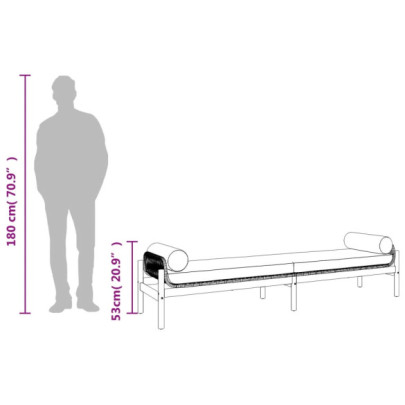 Bancă Grădină cu Pernă - Ratan Negru și Lemn Acacia - Comandă
