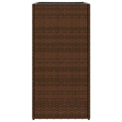 Jardinieră Grădină Poliratan Maro - 40x40x80 cm