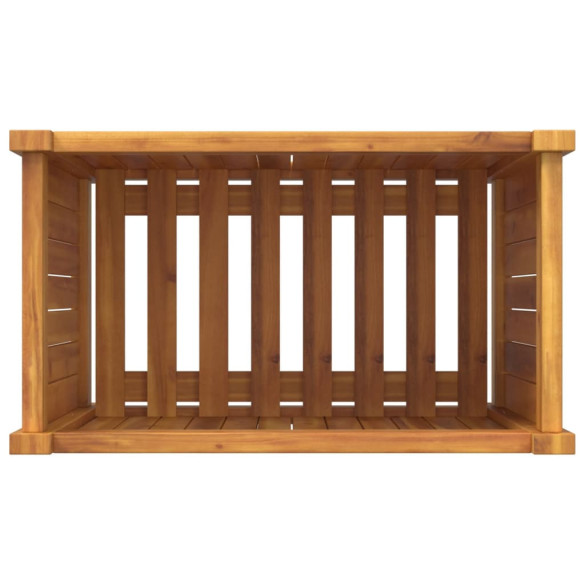 Jardinieră Grădină Lemn Acacia cu Căptușeală - Livrare Gratuită