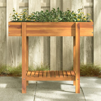 Strat Înălțat Grădină Lemn Acacia - Livrare Gratuită