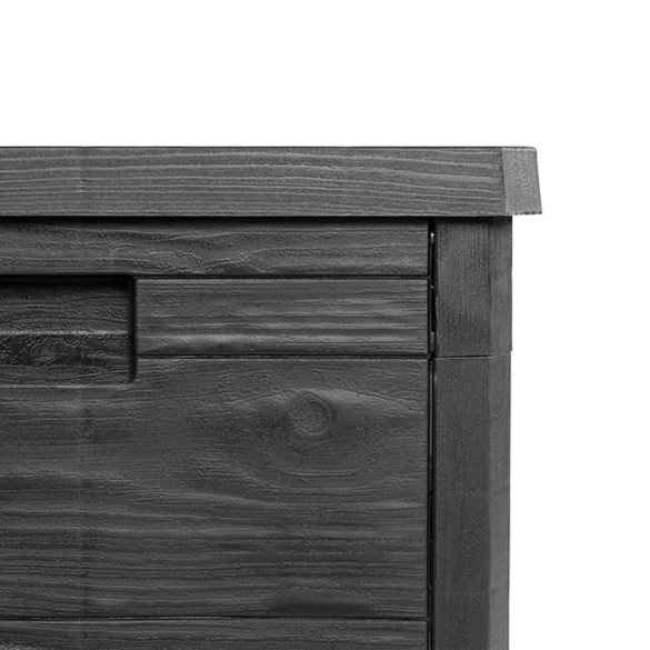 Cutie Perne Exterior Antracit 160L Polipropilena