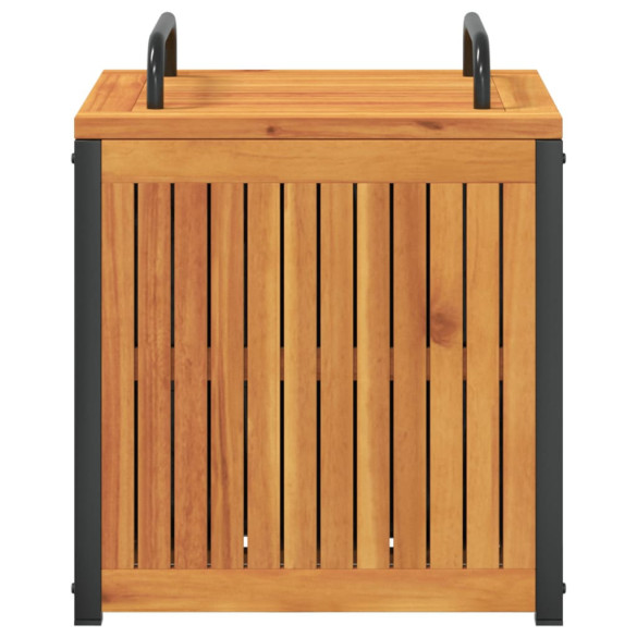 Cutie depozitare perne exterior lemn acacia 45x45x45cm
