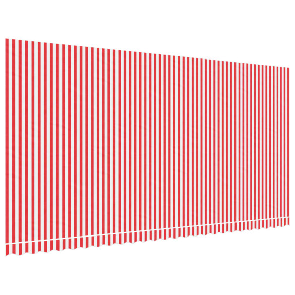 Pânză Copertină Rezervă Roșu-Alb 6x3m - Rezistentă la UV și Apă