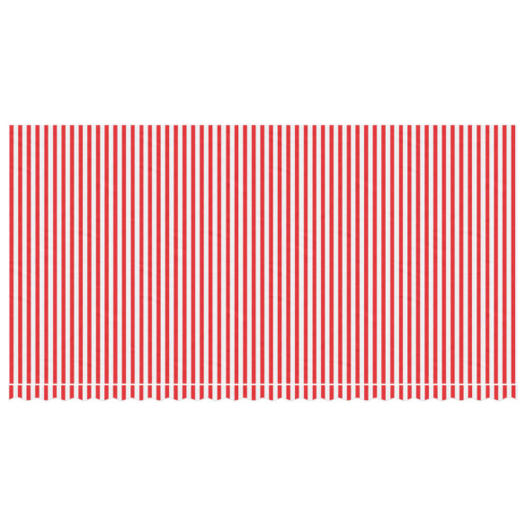 Pânză Copertină Rezervă Roșu-Alb 6x3m - Rezistentă la UV și Apă