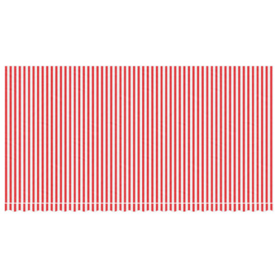 Pânză Copertină Rezervă Roșu-Alb 6x3m - Rezistentă la UV și Apă